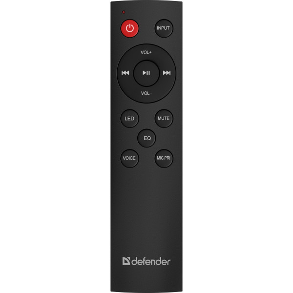 Акустична система 2.0 Defender Boomer 120, 120Вт BT/FM/TF/USB/MIC/LED, чорна