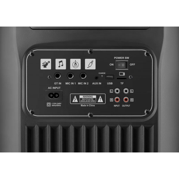 Акустична система 2.0 Defender Boomer 200, 200Вт BT/FM/TF/USB/MIC/AUX/GT, чорна