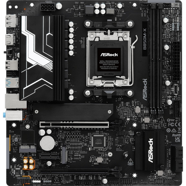 ASRock B850M-X R2.0 (AM5/B850, 2*DDR5, PCIex16, HDMI/DP, 4xSATA,2xM.2, 2.5GLan, mATX)