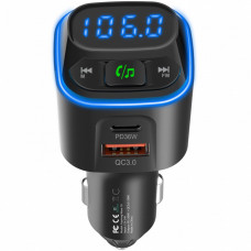 автомобільний FM-трансміттер Aspiring Wave 10 54W PD LED/Bluetooth//QC3.0, USB-C 36W