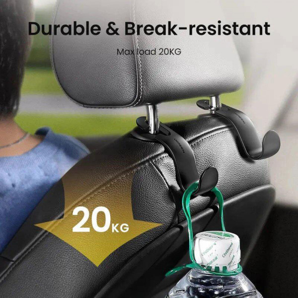 Автомобільний гачок-тримач LP104 Ugreen Чорний