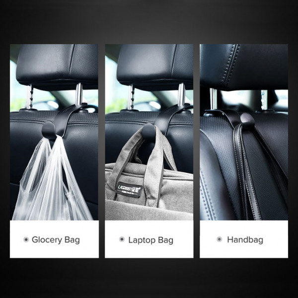 Автомобільний гачок-тримач LP104 Ugreen Чорний