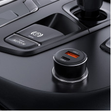 Автозарядка 2xUSB 60W (USB-C + USB-A) B12 Acefast