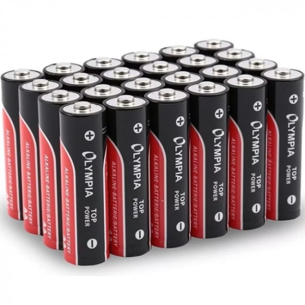 Батарейка AA, 1.5V, Лужна, Olympia, Alkaline, (BOX 24 шт.)