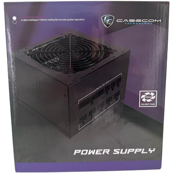 БЖ 600W Casecom, 120mm, Modular, Box