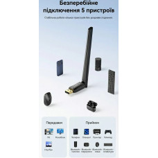 Bluetooth USB adapter v6.0 200м Vention