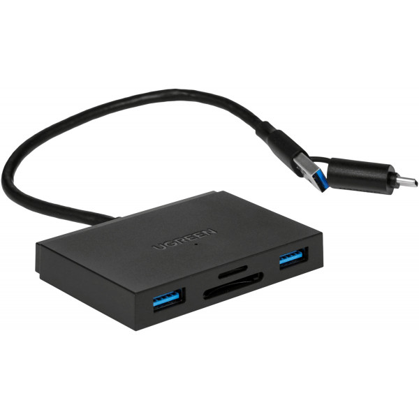 Card Reader USB 3.0 4-in-1,OTG USB-C/USB-A, SD/TF, 4-in-1 CM812 Ugreen