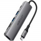 Док-станція USB3.0 Type-C -> HDMI4K@60Hz/2xUSB-A 3.0/TF/SD/USB-C 90W Hub 6-in-1 J18 Acefast
