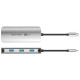 Док-станція USB3.1 Type-C -> HDMI 4K60Hz/USB 3.0x3/PD 100W 5-in-1 Vention