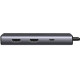 Док-станція USB3.1 Type-C -> HDMIx2,4K60Hz(8k30Hz)/USB3.0x2/Type-C/PD 100W CM498 6in1 Ugreen