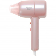 Фен Adler AD 2279p pink 1800Вт/ 2 швидкості/ хол.обдув/ темп.режимів-2/іонізація/ насадки - 1 шт.