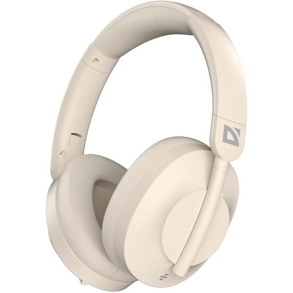 Гарнітура Defender FreeMotion B485 Bluetooth+3,5мм+USB-C, ANC Beige