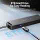 Хаб USB 2.0 -> 4xUSB 2.0, 0.15м, Black Vention