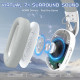 Ігрова гарнітура Attack Shark L90 Wireless,2.4GHz/Bluetooth/3.5mm PS4/PS5/Switch/Xbox/Mac/PC White