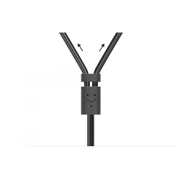 Кабель AUX Audio TRS - RCAx2 M/M 1.0м UGREEN AV102 Чорний