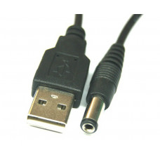 Кабель живлення USB AM - DC 5,мм, 0.8м