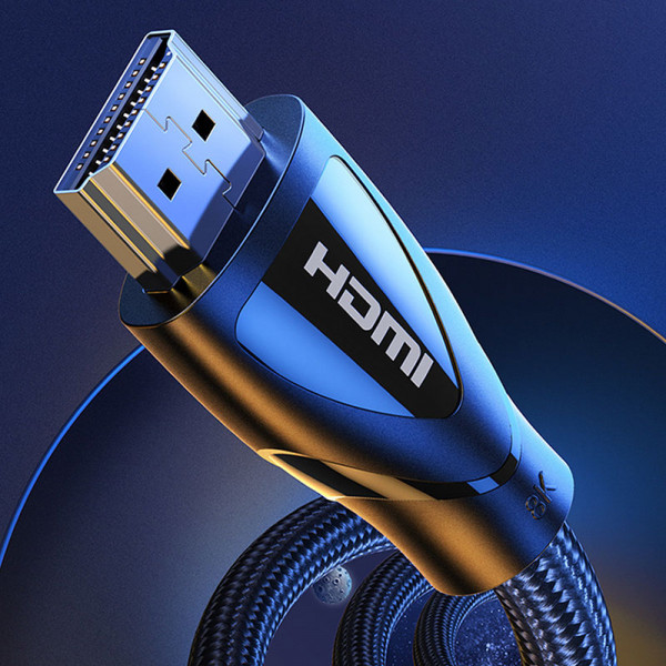 Кабель HDMI M - M, 1.0 м, V2.1 With Braid 8K@60Hz/4K@120Hz, HD140 UGREEN Чорний