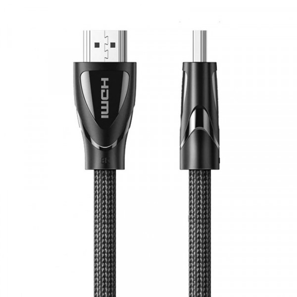 Кабель HDMI M - M, 1.0 м, V2.1 With Braid 8K@60Hz/4K@120Hz, HD140 UGREEN Чорний