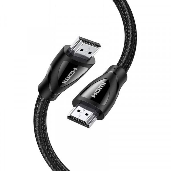 Кабель HDMI M - M, 1.0 м, V2.1 With Braid 8K@60Hz/4K@120Hz, HD140 UGREEN Чорний