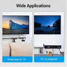 Кабель HDMI M - M, 3.0м, V2.1, 8K 60Гц обплетення, чорний Vention