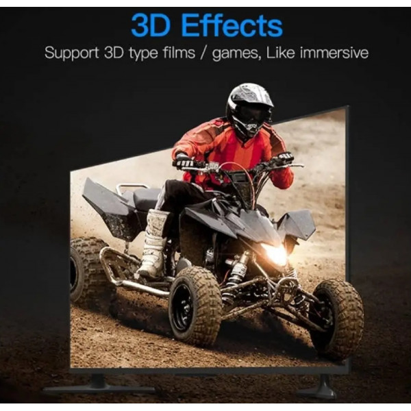 Кабель HDMI M - Micro M, 2.0 м, V2.0 4K 60Гц 18Gbps HDR Dolby, PVC Vention