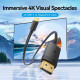 Кабель USB 3.1 Type-C M - DisplayPort M, 1.0м, v.1.2, 4K60Hz, Aluminum Alloy чорний Vention