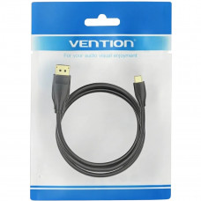 Кабель USB 3.1 Type-C M - DisplayPort M, 2.0м v.1.4 8K60Hz Aluminum Alloy чорний Vention