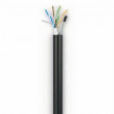 Кабель UTP Cat-5e Ok-NET, (бухта 500м) для зовн.прокл., з тросом