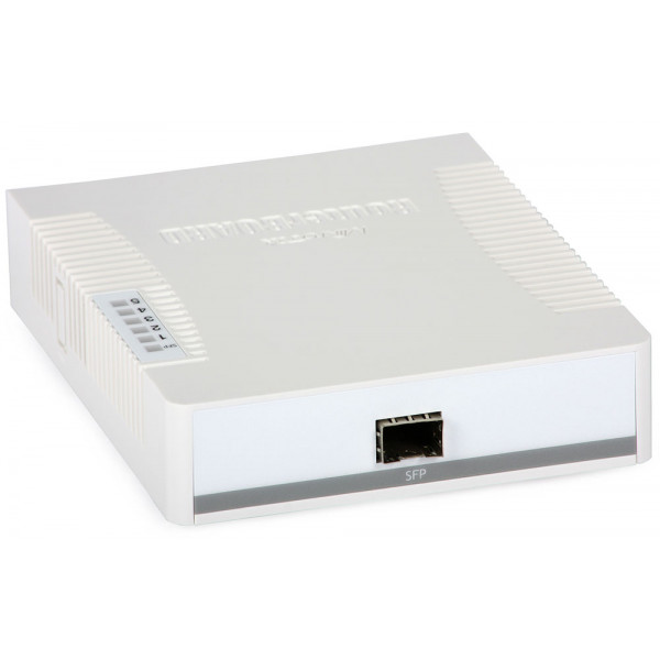 Комутатор Mikrotik RB260GS, 5 Gigabit ports and SFP cage, SwOS, plastic case, PSU