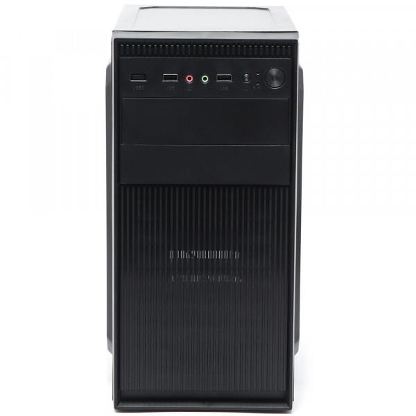 Корпус Casecom GN-1718 450W-120mm USB 3.0 mATX, Black