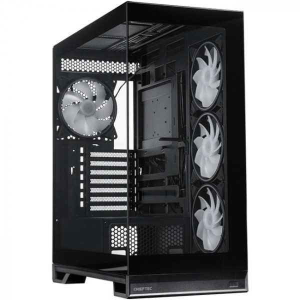 Корпус Chieftec VISTA MAX GX-30B-OP 4x140mm A-RGB, ATX, без БЖ, Black