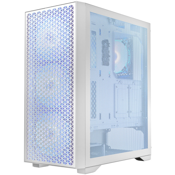 Корпус LogicConcept DART PRO ARGB MIDI WHITE MESH fans 4x120mm без БЖ ATX