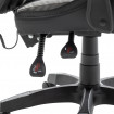 Крісло ігрове AGN 3 клас,120 кг, 100мм, RGB підсвітка, чорно-сіре