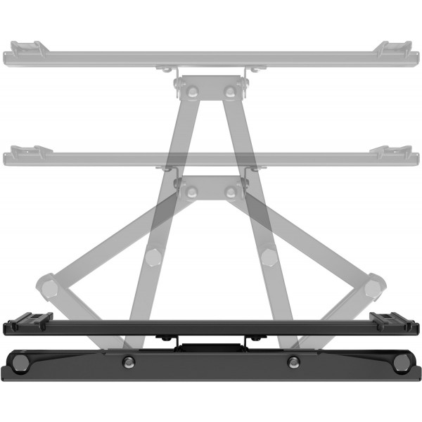 Кронштейн для ТВ AGN AGN70-442P з поворотом/два коліна/32"-70"/40 кг/max.VESA 400x400/Black