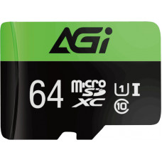 Memory card microSDXC 64Gb AGI Choice TF138 (C10 UHS I) Retail + adapter