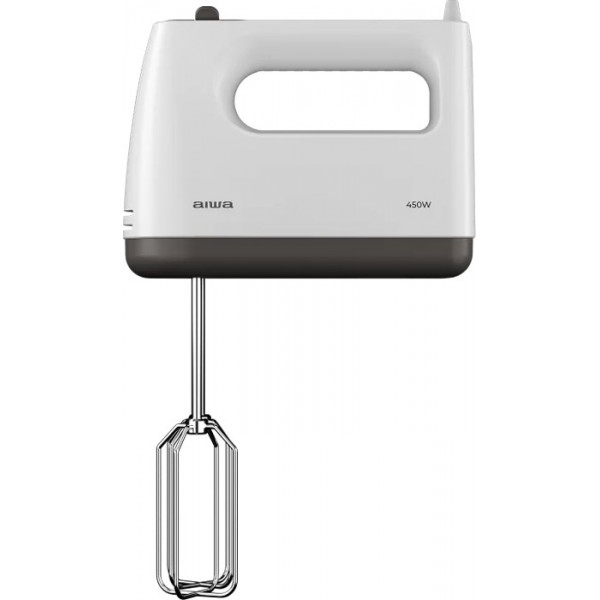 Міксер AIWA TeSaberu AHX-600 ручний 450Вт/ 5 швидк./ TURBO/ білий