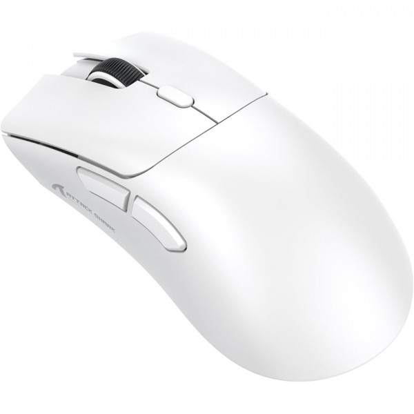 Мишка Attack Shark R1, Wireless/Bluetooth, 18000dpi, (PAW3311), 6кн., White
