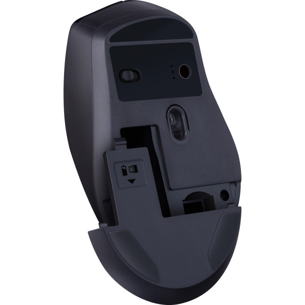 Мишка Defender Effect X MS-095, бездротова, 6 кн. до 1600 dpi, безшумна, чорна
