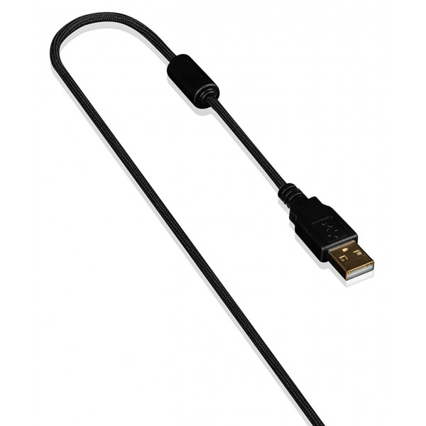 Мишка Modecom Shinobi 3327 Volcano, ігрова, 5200dpi., 6кн., чорна