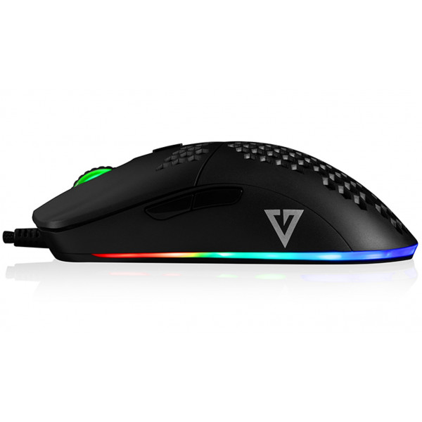 Мишка Modecom Shinobi 3327 Volcano, ігрова, 5200dpi., 6кн., чорна