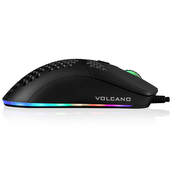 Мишка Modecom Shinobi 3327 Volcano, ігрова, 5200dpi., 6кн., чорна