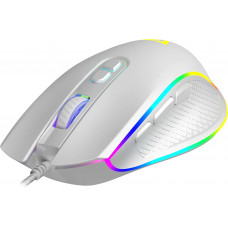 Мишка Modecom Veles Volcano, ігрова, 12800dpi., 8кн.,RGB, біла