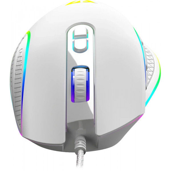 Мишка Modecom Veles Volcano, ігрова, 12800dpi., 8кн.,RGB, біла