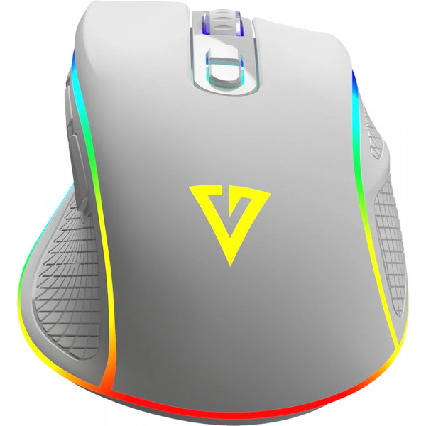 Мишка Modecom Veles Volcano, ігрова, 12800dpi., 8кн.,RGB, біла