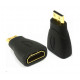Перехідник HDMI F -> mini HDMI M
