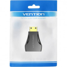 Перехідник HDMI F -> mini HDMI M, 4K 60Гц, чорний, Vention