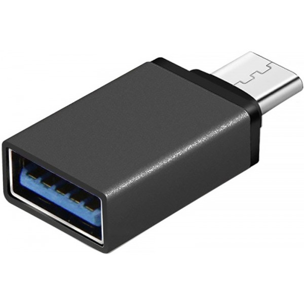 Перехідник Type-C -> USB 3.1 (OTG) OEM, чорний