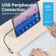 Перехідник USB 3.0 Type-C -> USB AF (OTG) кабель 0.15м Aluminum Alloy Vention сірий