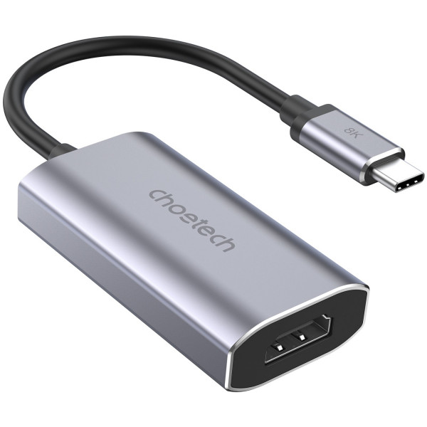 Перехідник USB 3.1 Type-C M - HDMI F, 0,15m 8K 60Hz Choetech чорний