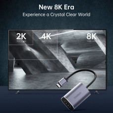 Перехідник USB 3.1 Type-C M - HDMI F, 0,15m 8K 60Hz Choetech чорний